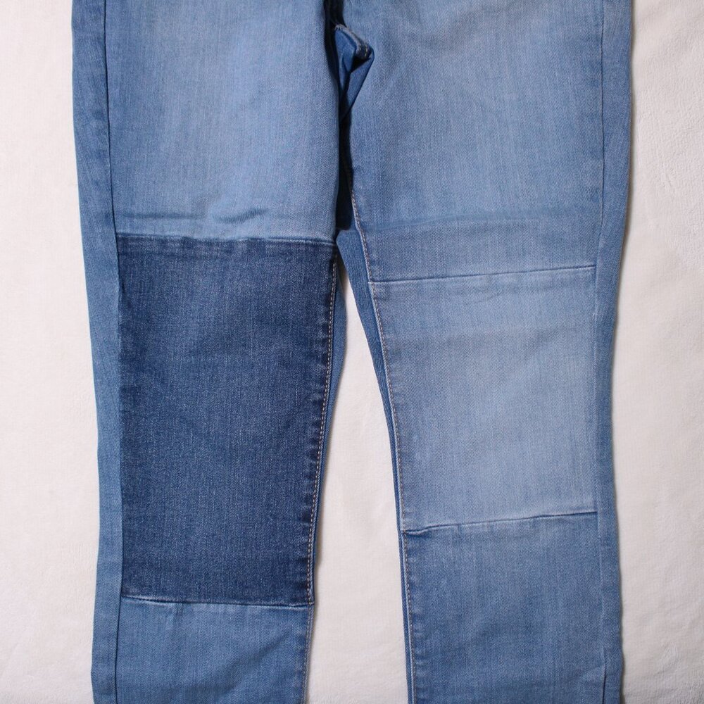 Universal Thread Womens Patchwork Denim Skinny Je… - image 3